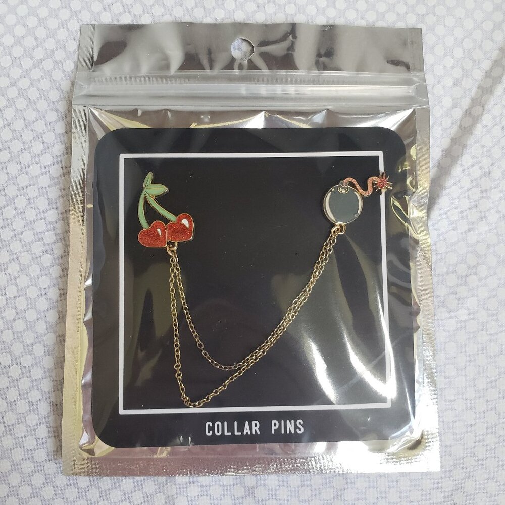 NWT Cherry Bomb Sweater Collar Pin